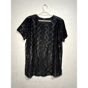 Torrid reptile print t shirt womens‎ 1X evening club casual witchy whimsigoth